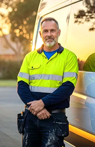 Brisbane electrician checking RCD protection at a residential switchboard