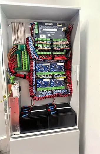 Tidy switchboard wiring with clearly labelled circuits after an upgrade